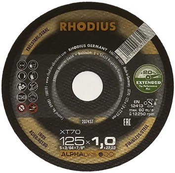 Rhodius XT70 - 125x1mm